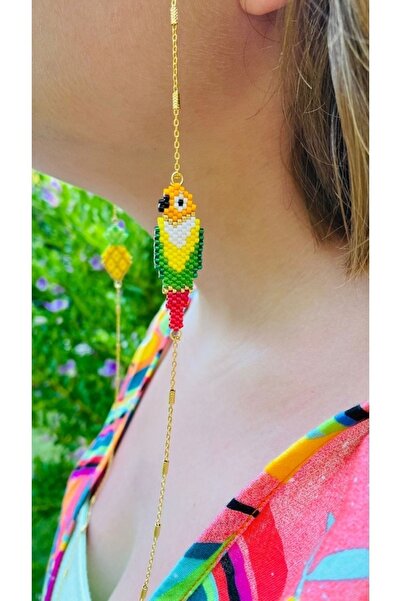 elamindunyasi ميوكي الببغاء المحبوك والأناناس الاستوائية حبل النظارات / حزام