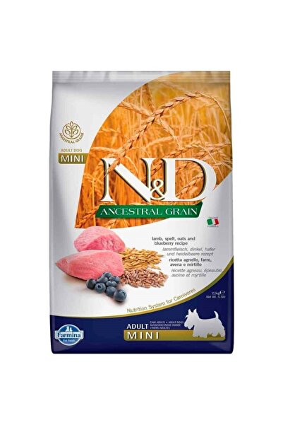 Farmina Nd Düşük Tahilli Kuzu Etli Yaban Mersinli Küçük Irk Yetişkin Köpek Mamasi 2.5 Kg