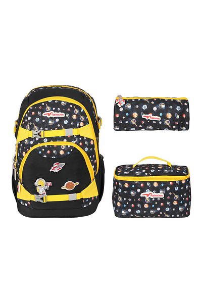 RKY SERENITY Set de 3 piese Relaxion - Rucsac și cutie de prânz cu volum mare, buzunare multiple și talpă groasă