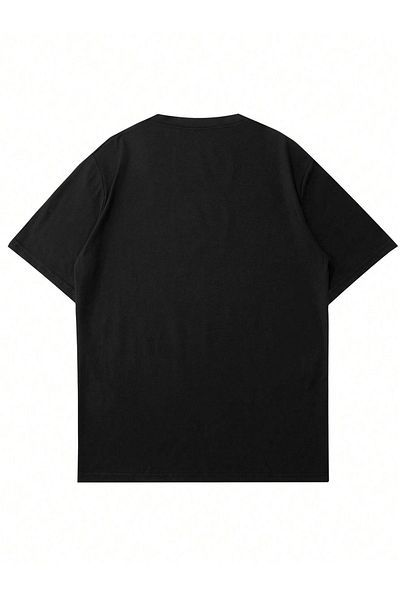 Mad&Calf Μπλουζάκι Unisex Live In The Moment με στάμπα Oversize