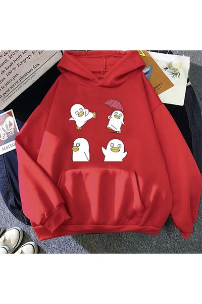 LA GULER Gintama Elizabeth Printed Unisex Oversize Hoodie - 3 νήματα 100% βαμβάκι