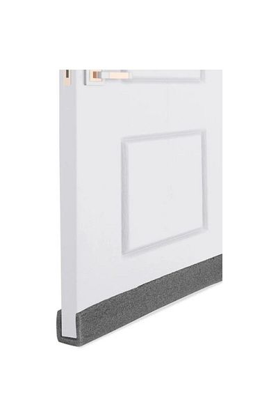 YGTAMBALAJ 2 Pieces Gray Cold Air Cutter and Anti-Dust Insulation Sponge - Under Door Snap