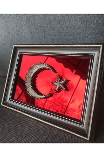 DEN Sanat Atölyesi Filografi Pleksi Bayrak Tablo