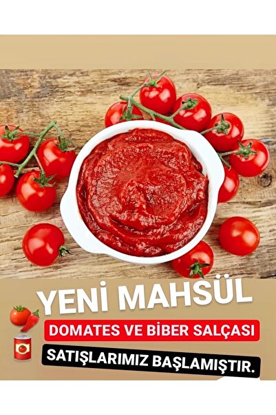Güzelce Salça Hacıoğlu Baharat Hatay Yöresel Doğal Domates Salçası 5 Kg Kova