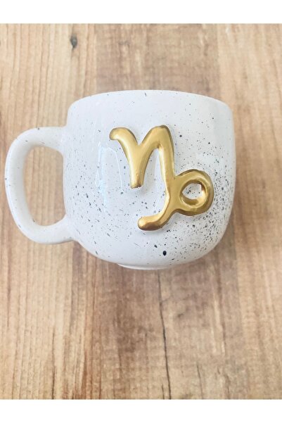 vira shop 200 Ml Ceramic Capricorn Handmade - Stylish Design Mug