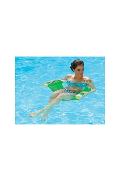 Pekso Deniz Sandalyesi Havuz Sandalyesi Deniz Koltuğu 1,50 M X 6 Cm Yeşil Mak...