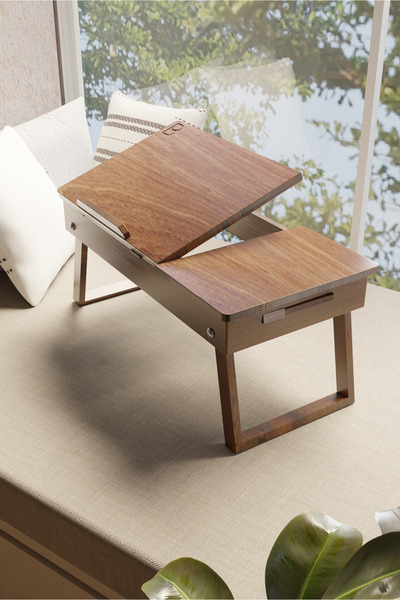 RU-BİSHOP Laptop Sehpası - Çalışma Sehpası - Keyif Sehpası - Yemek Sehpası - ...