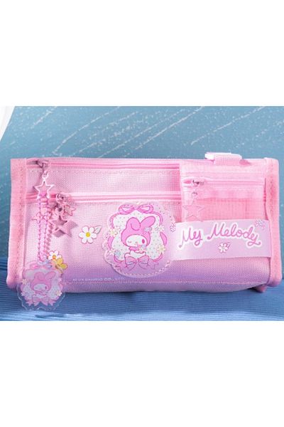 Petityu My melody pink girl παιδική μολυβοθήκη μεγάλης χωρητικότητας ροζ