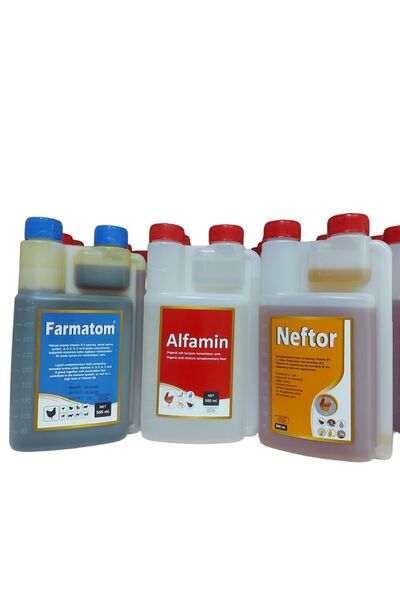 DEPOVİT 3lü Set Farmatom Vitamin + Alfamin Ishal + Neftor Hırıltı Seti - 500 Ml