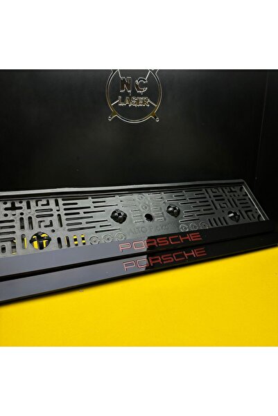 NCLASER MARKING Porsche yazılı Takmatik Plakalık