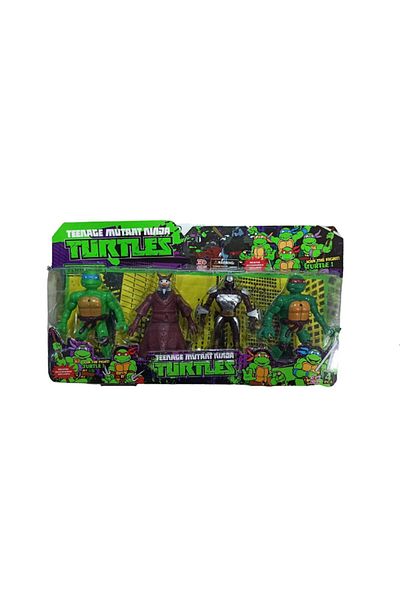 Kids Ninja Turtles 4-Piece Figure Toy
