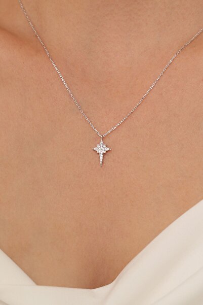 SilverTime 925 Ayar Minimal Kutup Yıldızı Kolye