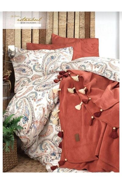 İyi Geceler İstanbul Boho Double Blanket Duvet Cover Set