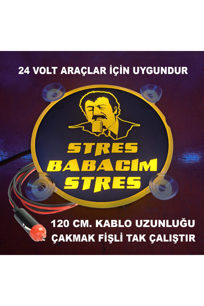 pozantiaksesuardunyasi LED IŞIKLI CAM ÖNÜ TABELASI  BÜYÜK BOY 17 X 17 CM. 24 ...