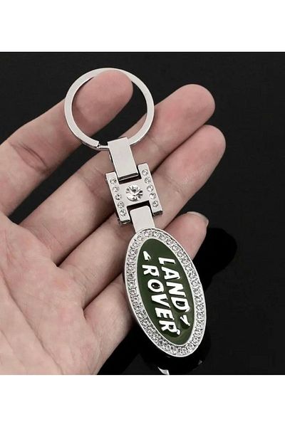 RoseTR Land Rover Luxury Jewelled Metal Keychain - Discovery Defender