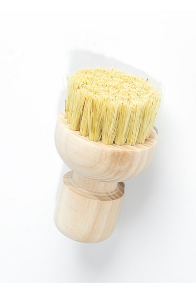 Efsoon Organics Ecological Multi-Purpose Wooden Dish Brush Small Brush Natural Fruit Vegetable Brush