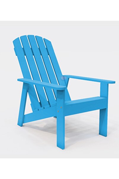 EKOPARK Modern Ahşap Oval Adirondack Balkon, Bahçe Koltuğu