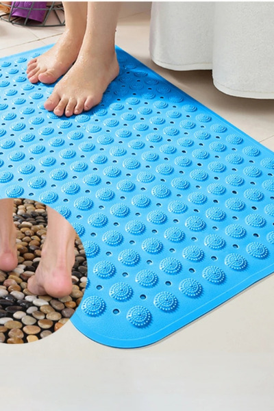 Granvex Silikon Vantuzlu Banyo Matı Banyo Peti Banyo Peti Duş Kaydırmaz Pet D...