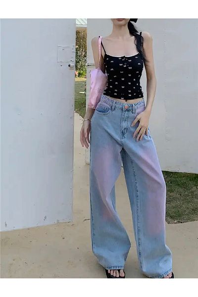 DEEFWEAR Y2K Unisex φαρδύ τζιν παντελόνι