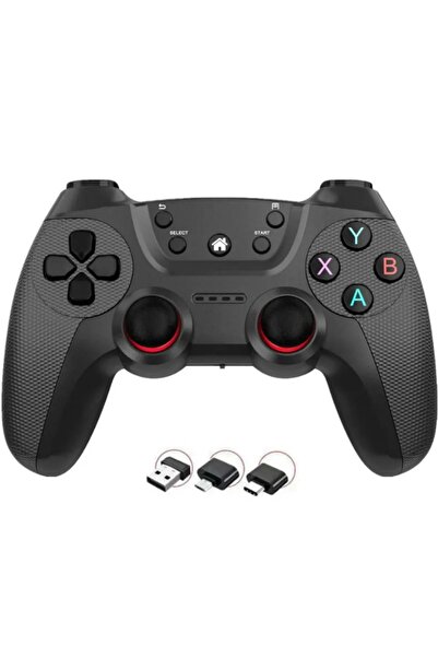 HEJARON LOBO PC Gamepad için 2.4G Tekli kol kablosuz oyun kolu PS3 için/akıllı telefon/Tablet/ PC/Andriod