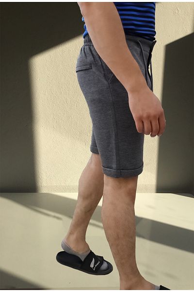memowear Σορτς King Pique με διπλό πόδι