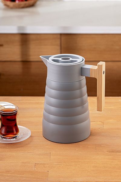 Emsan 1.5 Liter Gray Emboss Thermos