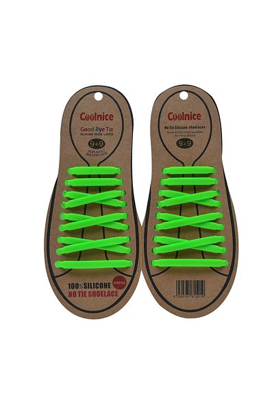 Coolnice Unisex Adult Silicone Laces