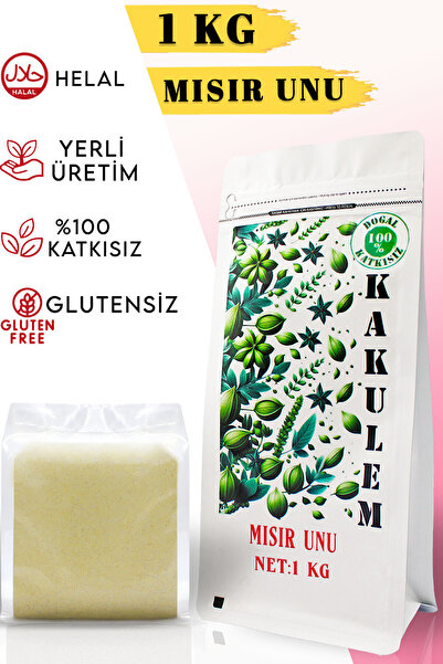 Kakulem GLUTENSİZ SERTİFİKALI Ata Tohum Yerli Mısır Unu 1 KG