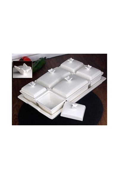 AROW Pure Porcelain Breakfast Set 13 Pieces Tr-1759