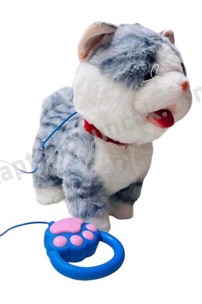 Kids Tasmalı Dil Çıkartan Sesli Hareketli Sevimli Kedi