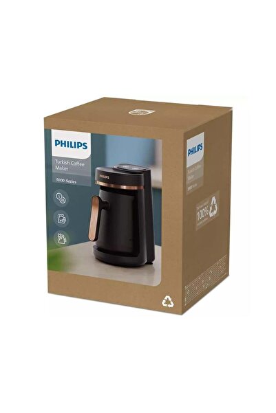 Philips HDA150/60 Turkish Coffee Machine (Black/Copper)