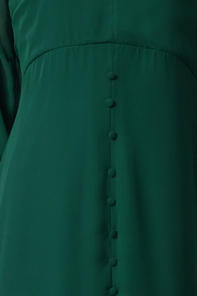 Trendyol Collection Πράσινο χειμερινό φόρεμα μονόχρωμο TWOAW24EL00668