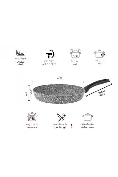 Taç Ultra Granite Pan 20 Cm