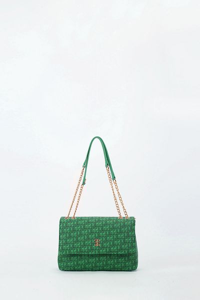 Pierre Cardin Grass Green Women's Shoulder Bag 05Po24Y1791