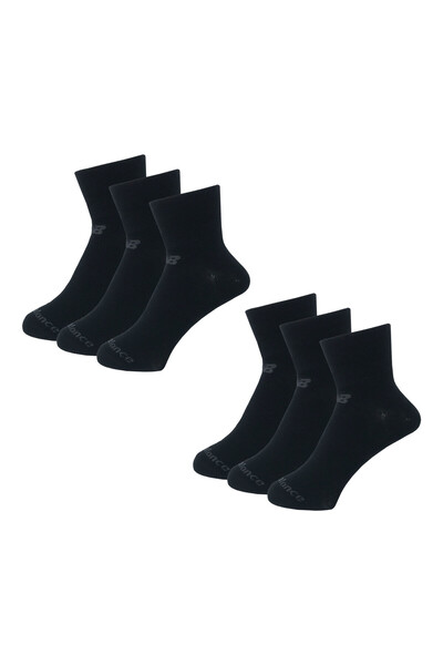 New Balance 6 Pairs Cotton Flat Knit Ankle Socks