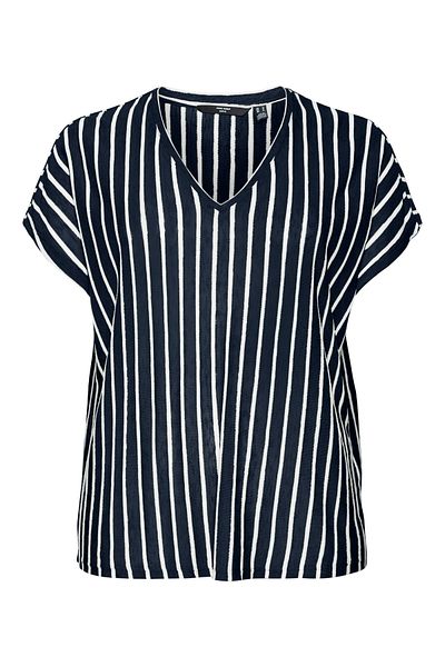 Veromoda Curve VMCLANA SS V-NECK JRS CUR GA rövid ujjú Look Ball