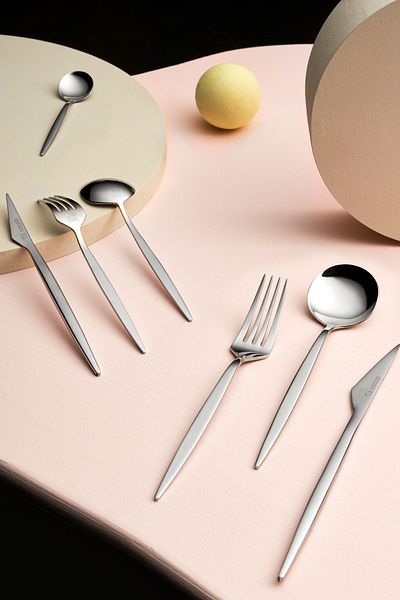 Karaca 50.Year Signature Collection X Thor 84 Piece 12-Person Fork Spoon Knife Set
