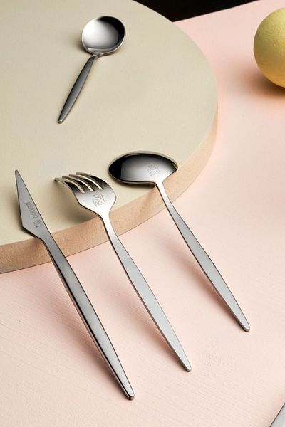 Karaca 50.Year Signature Collection X Thor 84 Piece 12-Person Fork Spoon Knife Set