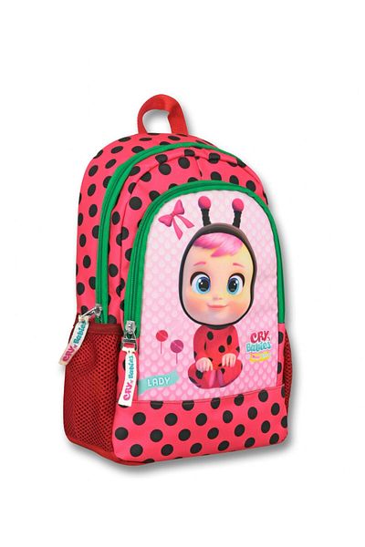 ÜMİT ÇANTA Ümit Bag - Cry Babies Girl's Red/pink Play Time and Daily Backpack