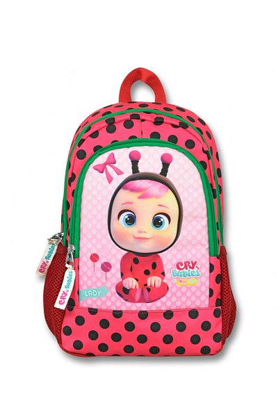 ÜMİT ÇANTA Ümit Bag - Cry Babies Girl's Red/pink Play Time and Daily Backpack