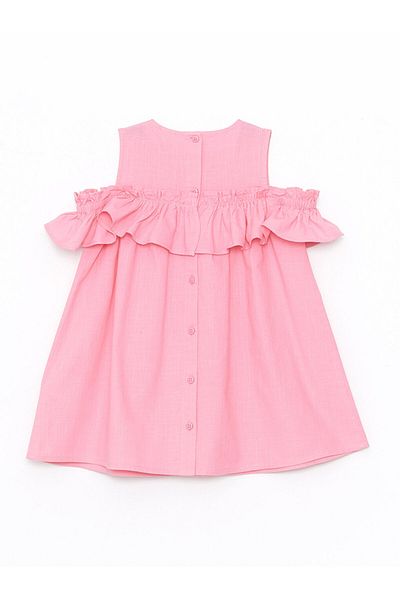 LC Waikiki Baby Girl Crew Neck Dress