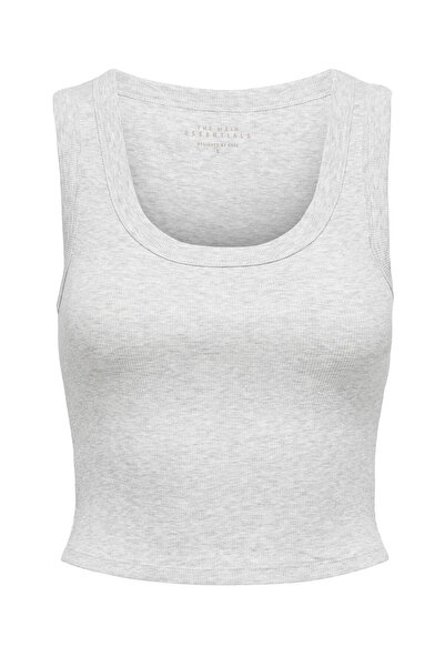 ONLY Kadın Body Gri 15315571 Onleasy S/l Tank Top