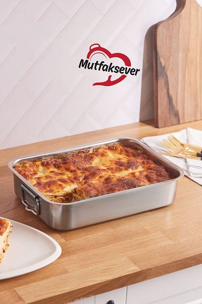 Karaca Oală/Tavă Oțel pentru Lasagna Bucătar 30x21 Cm