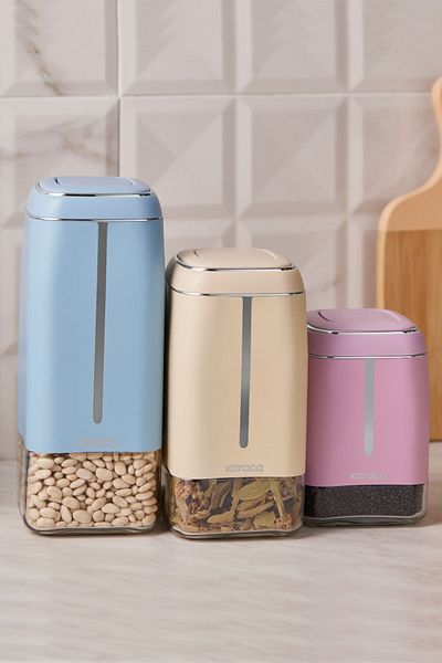 Karaca Horizon Vacuum Glass Storage - S/M/L Cut