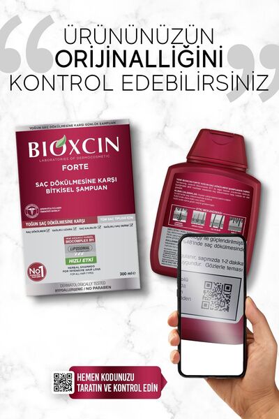 Bioxcin Forte Şampuan 300 Ml Yoğun Dökülme Karşıtı Bitkisel Şampuan 4'lü