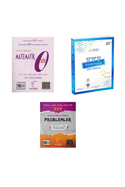 Karekök Yayınları 2024 TYT Matematik Soru Bankası Üç Dört Beş Yayınları MATEM...