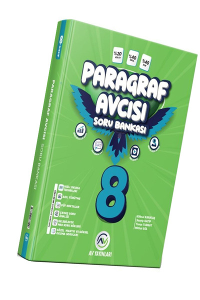 Av Akıllı Versiyon Yayınları Av Akıllı Versiyon 8. Sınıf LGS Paragraf Soru Ba...