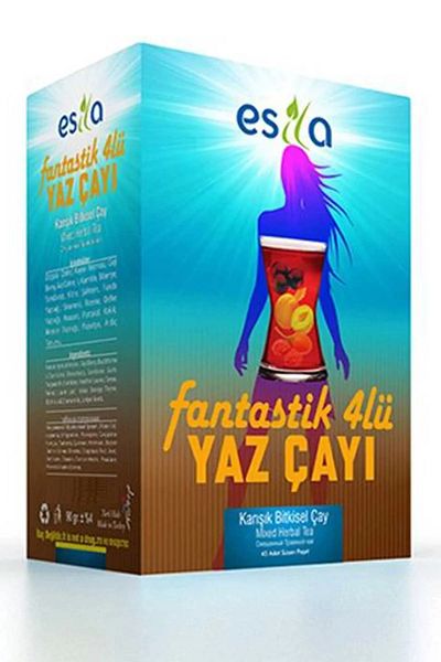 ESİLA Fantastic Summer Tea Set of 4 - 45 Pieces