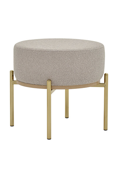 VİLİNZE Otto T1 21 Gold Ayak Teddy Fonksiyonel Sehpalı Puf