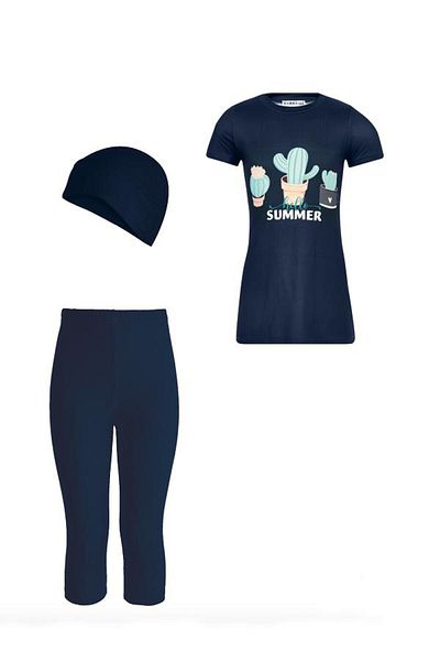 MARESİVA 8346 Model Costum de baie pentru copii cu jumatate de maneca